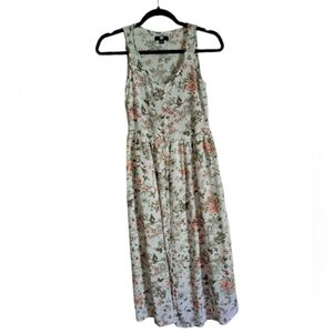 Frye White Floral Button Down Maxo Dress Size XS